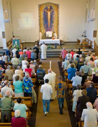 Refugee Mass said at St. Andrew's Church