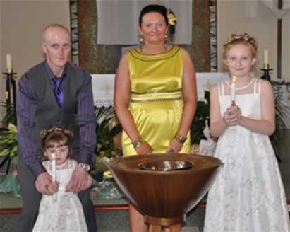 Ward/Reed Baptism at St. Andrew's Church