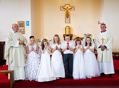 First Holy Communion at St. Anne's Church, Eston