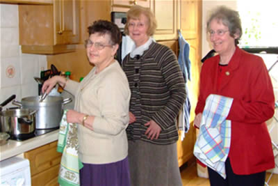 Preparing the soup